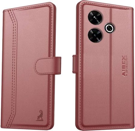 AIBEX Flip Cover for Poco M6 Plus 5G / Redmi 13 5G |Veg...