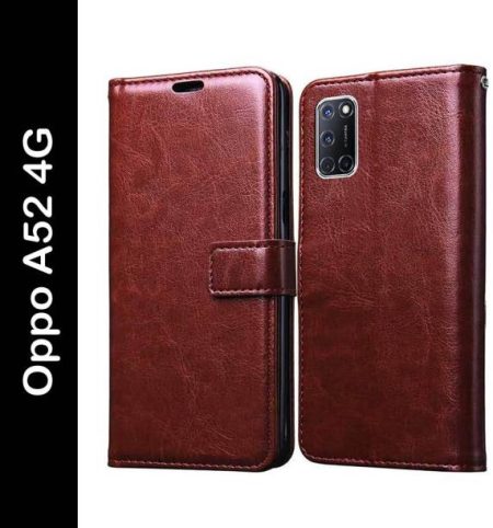 Casotec Flip Cover for Oppo A52 4G