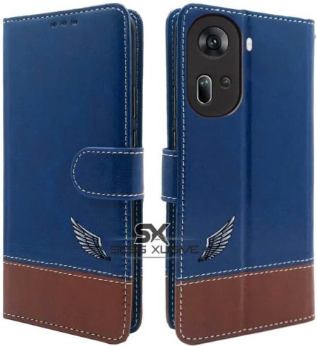 SESS XUSIVE Flip Cover for Oppo Reno 11 5G -Dual-Color ...