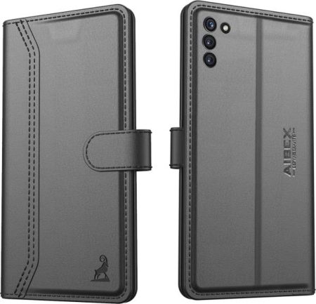 AIBEX Flip Cover for Samsung Galaxy A03s|Vegan PU Leath...