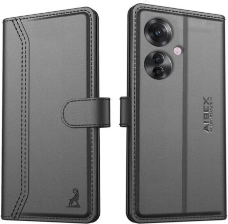 AIBEX Flip Cover for Oppo F25 Pro 5G|Vegan PU Leather |...