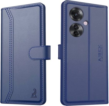 AIBEX Flip Cover for Oppo F25 Pro 5G|Vegan PU Leather |...
