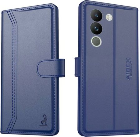 AIBEX Flip Cover for Vivo Y200|Vegan PU Leather |Foldab...