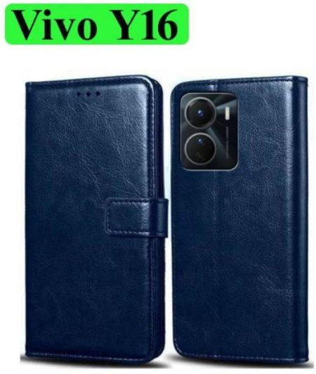 Wynhard Flip Cover for Vivo Y16, Vivo Y56 5G