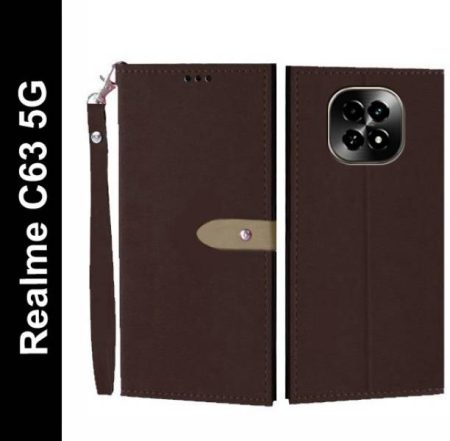 Krofty Flip Cover for Realme C63 5G