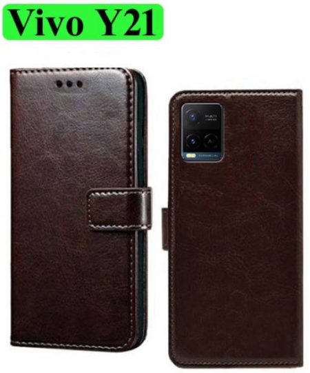 Wynhard Flip Cover for Vivo Y21, Vivo Y21E, Vivo Y21A