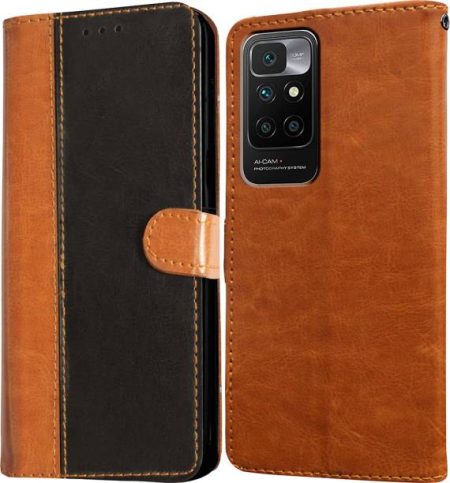 Casotec Flip Cover for Mi Redmi 10 Prime