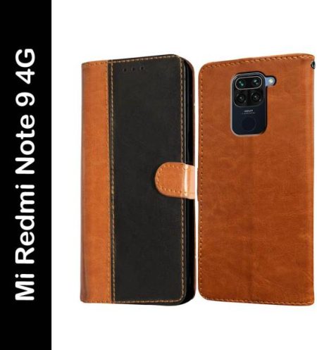 Casotec Flip Cover for Mi Redmi Note 9