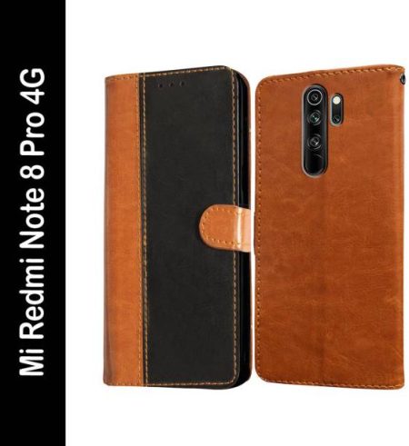 Casotec Flip Cover for Mi Redmi Note 8 Pro