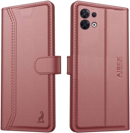 AIBEX Flip Cover for Oppo Reno 8 5G|Vegan PU Leather |F...