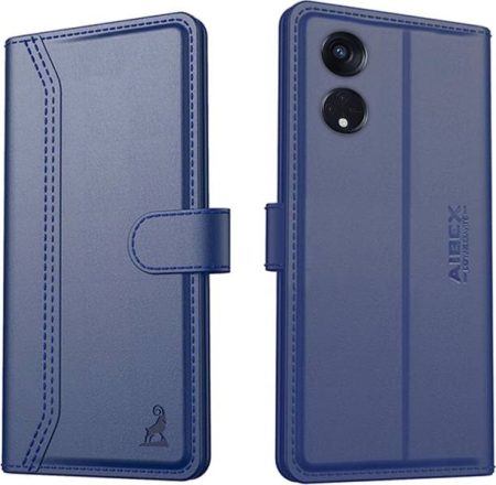 AIBEX Flip Cover for Oppo Reno 8T 5G|Vegan PU Leather |...