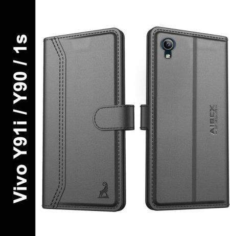 AIBEX Flip Cover for Vivo Y91i / Vivo Y90 / Vivo 1s|Veg...
