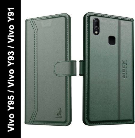 AIBEX Flip Cover for Vivo Y95 / Vivo Y93 / Vivo Y91|Veg...