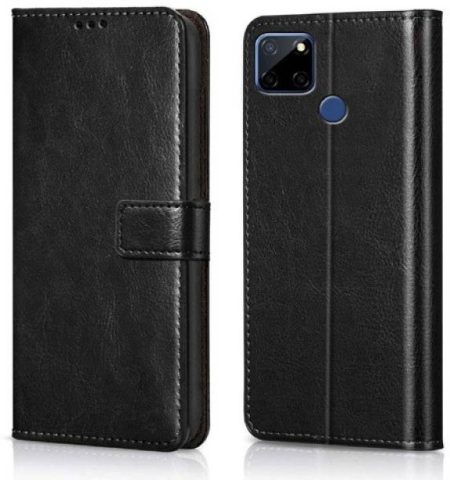 Nuvak Flip Cover for Realme C12, Realme Narzo 20, Realm...