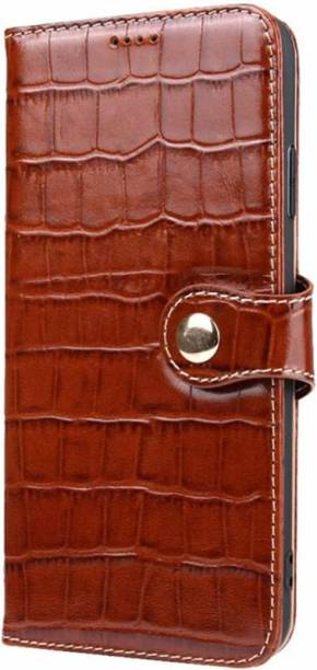 Perkie Flip Cover for Techno Spark 9 (Genuine Leather)