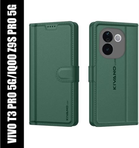 KIVANO LUXE Flip Cover for Vivo T3 Pro 5G / IQOO Z9s Pr...