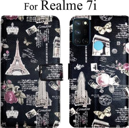 MAXSHAD Wallet Case Cover for Realme 7i, Realme 7i Flip...