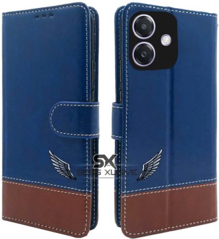 SESS XUSIVE Flip Cover for Oppo A3X 5G / Oppo A3 5G -Du...