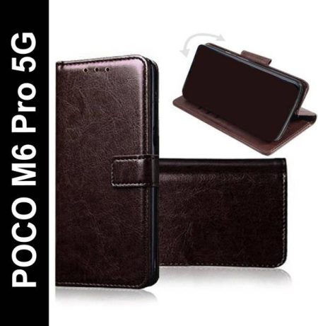 Openbuy Flip Cover for POCO M6 Pro 5G
