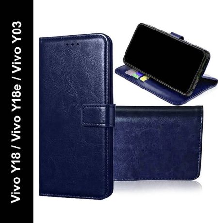 Openbuy Flip Cover for Vivo Y18, Vivo Y18e, Vivo Y18i, ...