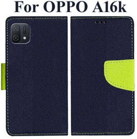 Wristlet Flip Cover for OPPO A16k, OPPO A16e