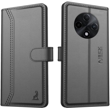 AIBEX Flip Cover for Oppo F27 Pro+ 5G|Vegan PU Leather ...