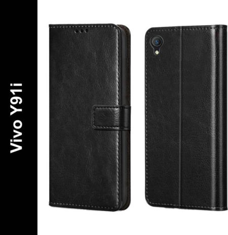 Flocculent Flip Cover for Vivo Y91i, Vivo Y90, Vivo Y1s