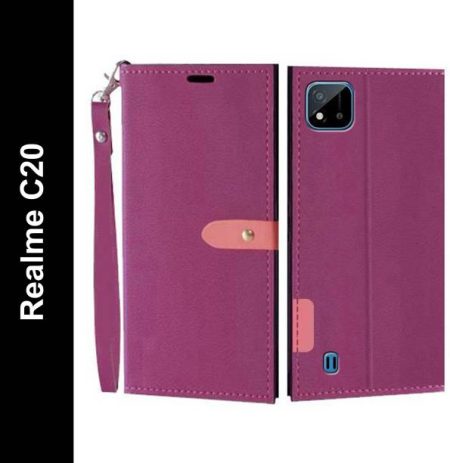 Turncoat Flip Cover for Realme C20, Realme C11 2021