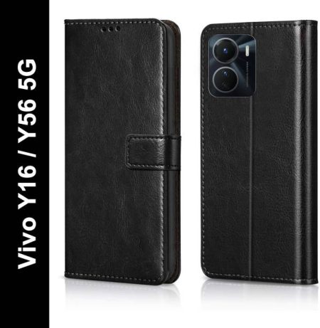 Cockcrow Flip Cover for Vivo Y16, Y56 5G