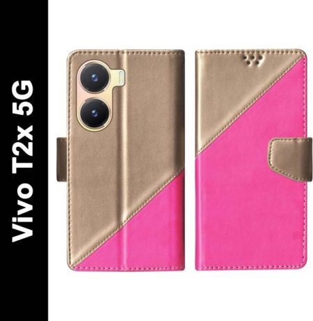SBMS Flip Cover for Vivo T2X 5G Multicolor