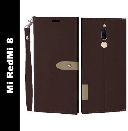 Krofty Flip Cover for Mi Redmi 8