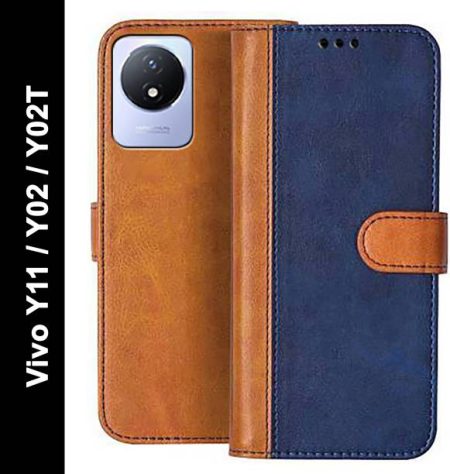 Cockcrow Flip Cover for Vivo Y02, Vivo Y02T, Vivo Y11 2...