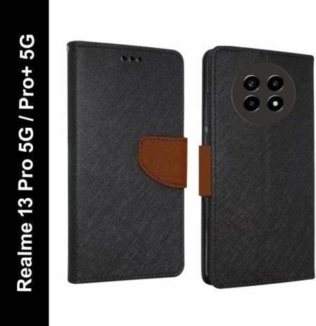 Wristlet Flip Cover for Realme 13 Pro 5G, Realme 13 Pro...