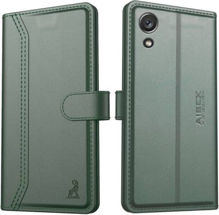 AIBEX Flip Cover for Samsung Galaxy A03 Core|Vegan PU L...