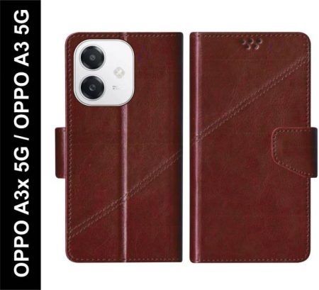 SBMS Flip Cover for OPPO A3x 5G / OPPO A3 5G Back Cover...