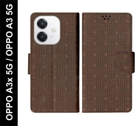 SBMS Flip Cover for OPPO A3x 5G / OPPO A3 5G Back Cover...