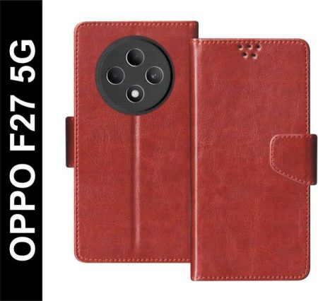 SBMS Flip Cover for OPPO F27 5G Back Cover Case with Ma...