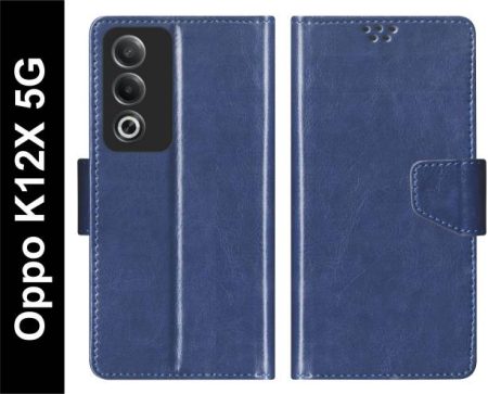 SBMS Flip Cover for OPPO K12x 5G Back Cover Case with M...