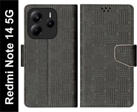 SBMS Flip Cover for Xiaomi Mi Redmi Note 14 5G Back Cov...
