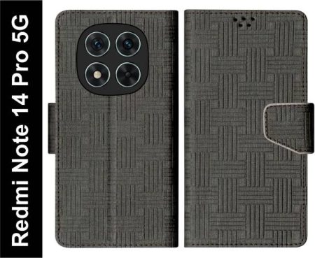 SBMS Flip Cover for Xiaomi Mi Redmi Note 14 Pro 5G Back...