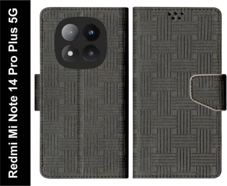 SBMS Flip Cover for Xiaomi Mi Redmi Note 14 Pro Plus 5G...