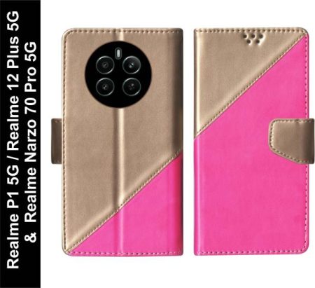 SBMS Flip Cover for Realme 12 Plus 5G / Realme Narzo 70...
