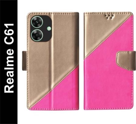 SBMS Flip Cover for Realme C61 Back Cover Case with Mag...
