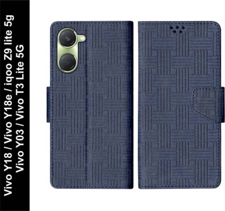 SBMS Flip Cover for Vivo Y18 / Vivo Y18e / Vivo Y03 / V...