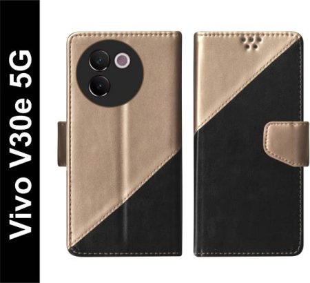 SBMS Flip Cover for Vivo V30e 5G Back Cover Case with M...