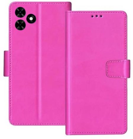 XSHIELD Flip Cover for Techno Spark Pop 8 Wallet-Genuin...