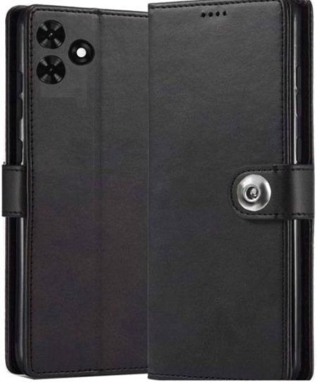 XSHIELD Flip Cover for Techno Spark Pop 8 Wallet-Genuin...