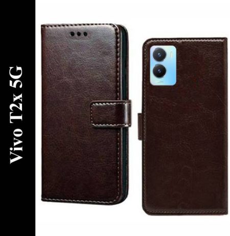 Mashgul Flip Cover for Vivo T2x 5G