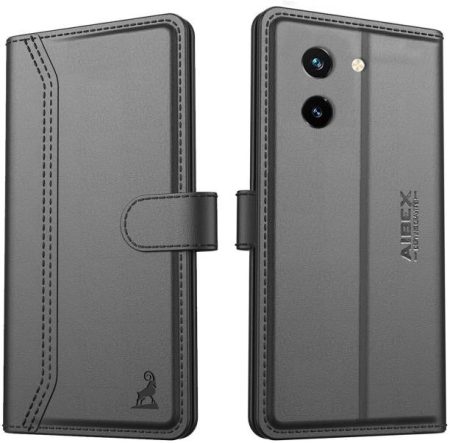 AIBEX Flip Cover for Vivo T3x 5G |Vegan PU Leather |Fol...