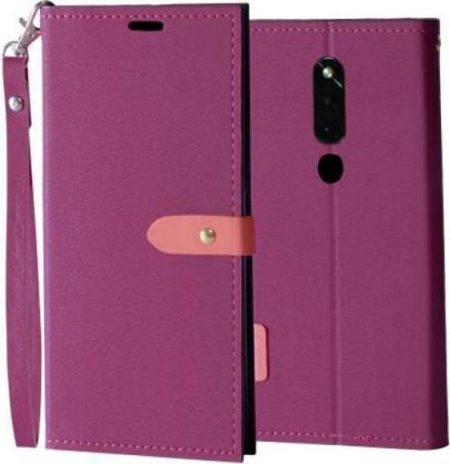 Krofty Flip Cover for Oppo F11 Pro